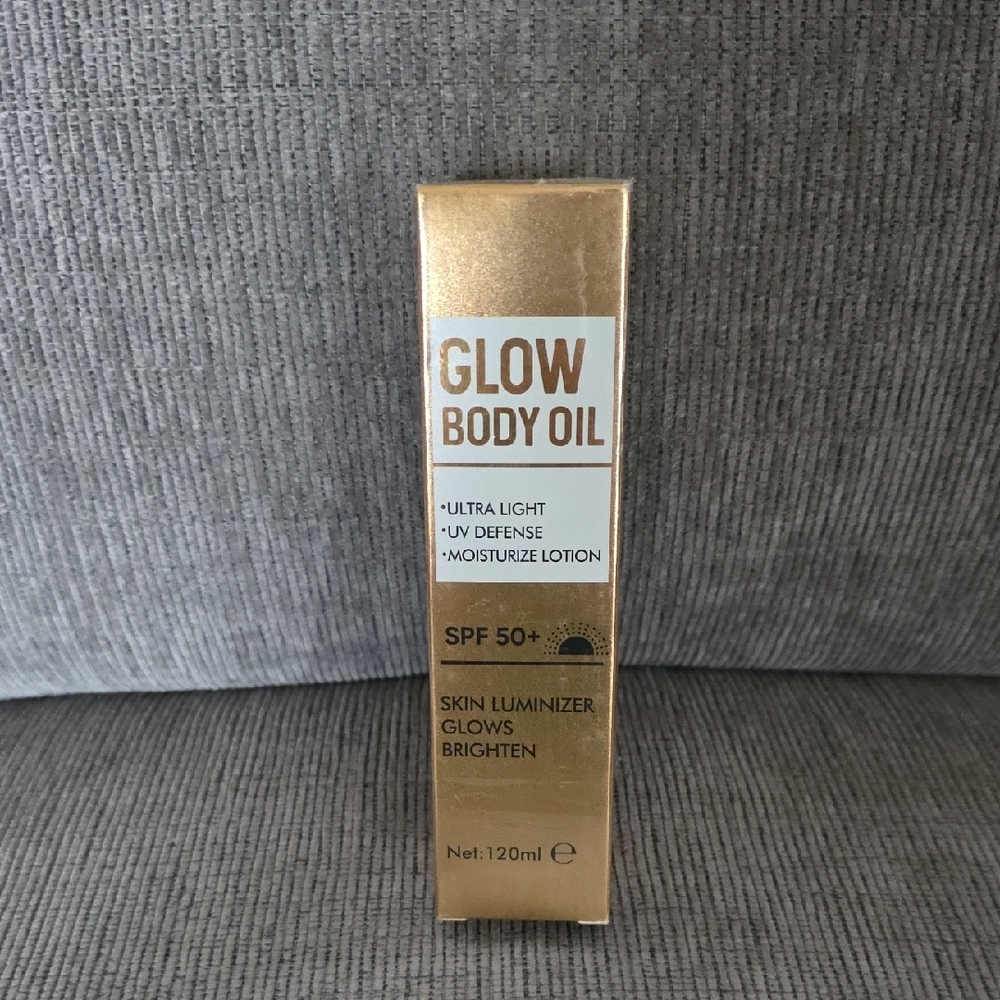 Glow Body Oil SPF 50+,‎ New 120ml, Skin Luminizer